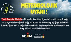 Şehir Genelinde Kuvvetli Sağanak ve Kar Yağışı Uyarısı