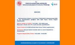 İŞKUR’dan 1000 Kişilik Toplum Yararına Program