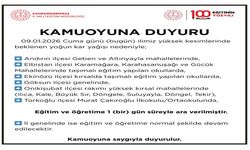 Yoğun Kar Nedeniyle Bazı İlçelerde Eğitime Ara Verildi