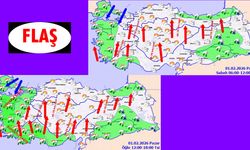 Türkiye'ye Yağış, Fırtına ve Çığ Alarmı