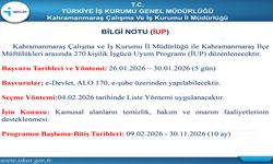 Kahramanmaraş’ta 270 kişiye istihdam kapısı