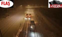 Büyükşehir’den Gece Boyunca Kar Mesaisi