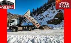 Onikişubat Belediyesi’nden kırsalda aralıksız karla mücadele