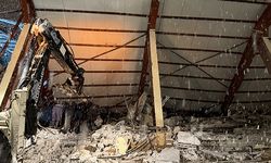 Kar Nedeniyle Çatısı Çöken Besi Ahırında 18 Büyükbaş Telef Oldu