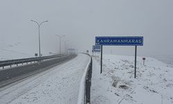 Kahramanmaraş’ta kar yağışı etkili oluyor