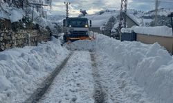 Kar Nedeniyle 12 Kırsal Mahalleye Ulaşım Sağlanamıyor