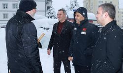 Toptaş, Karla Mücadele Çalışmalarını Sahada İnceledi