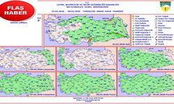 Meteoroloji’den 5 Günlük Uyarı
