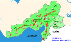 Doğu Akdeniz’de Kuvvetli Yağış Alarmı