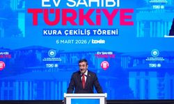 Yılmaz, "Ev Sahibi Türkiye İzmir Kura Çekiliş Töreni"nde konuştu