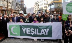 Yeşilay Haftası dolayısıyla yürüyüş düzenlendi
