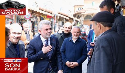 AK Partili Fırat Görgel Demirciler Çarşısını ziyaret etti
