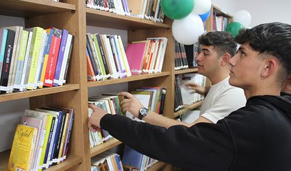 Depremzede Öğrenciler İçin Oluşturulan Kütüphane Açıldı