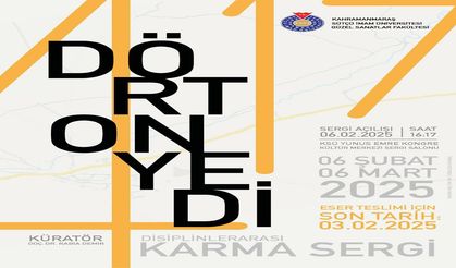 “Dört Onyedi” Disiplinlerarası Karma Sergisi Açılıyor