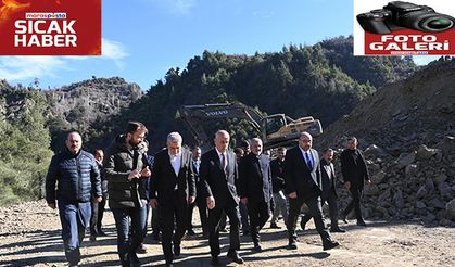 Andırın’ın Ulaşımını Kısaltacak Yolda Çalışmalar Sürüyor