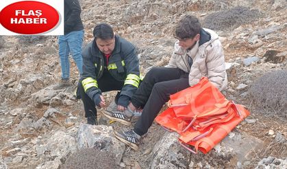 Kayalıklara Düşen Kişi Kurtarıldı