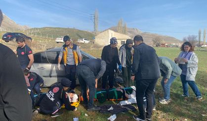 Öğretmenleri bulunduğu otomobil takla attı: 4 Yaralı