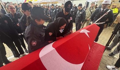 Vefat eden İlçe Emniyet Müdür Vekili toprağa verildi