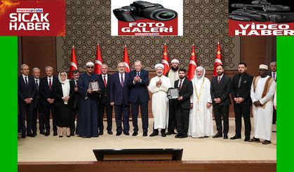 Kur’an-ı Kerim’i Güzel Okuma Yarışması’nda ödülleri Erdoğan’ın verdi