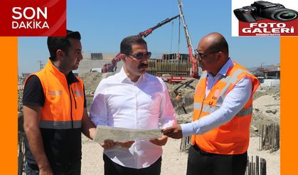 Masatlı, kentteki yol yapım çalışmalarını inceledi