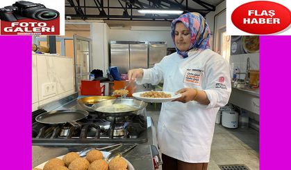 Depremzede kadınlar ulusal ve uluslararası yemekleri öğreniyor