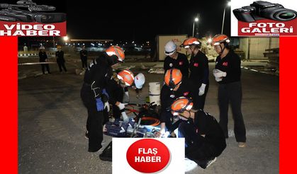 Kadınlardan Oluşan Arama Kurtarma Ekibi Deprem Eğitimi ve Tatbikatı