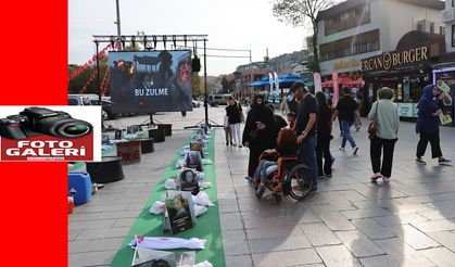 Eyüpsultan’da Gazze İçin Anlamlı Etkinlik