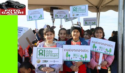 "81 İlde 81 Orman" projesi kapsamında 30 bin fidan toprakla buluştu