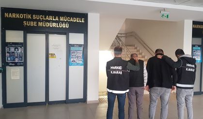 Kahramanmaraş’ta Narkotik Operasyonları: 3 Şüpheli Tutuklandı