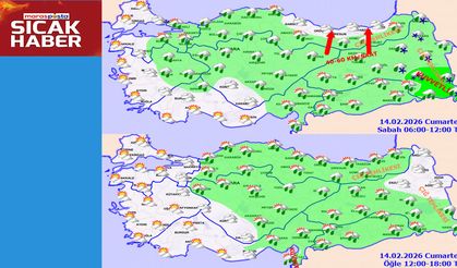 Kuvvetli Sağanak, Fırtına ve Çığ Uyarısı