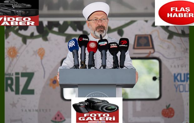Diyanet İşleri Başkanı Erbaş, "Mobil Kur'an Kursu Açılış Töreni"nde konuştu