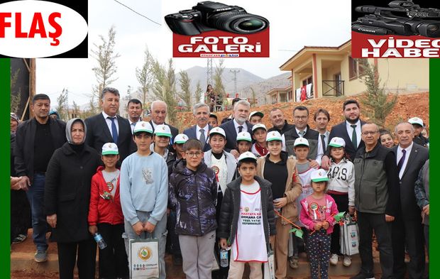 "Milli Ağaçlandırma Günü"nde fidanlar toprakla buluşturuldu