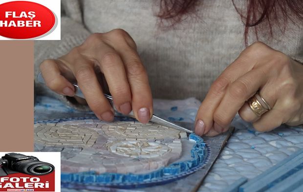 Devlet Desteğiyle Üretimi Sürdüren Mozaik Sanatçıları Avrupa'ya Açıldı