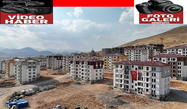 Afşin'de deprem konutları yükseliyor