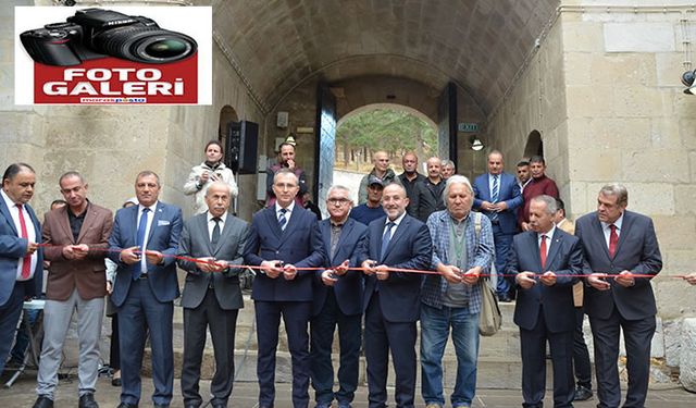 Eshab-ı Kehf Külliyesi'de 1. Akdeniz Bienali'nin sergisi açıldı