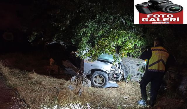 Otomobil paramparça oldu: 1ölü 1 yaralı