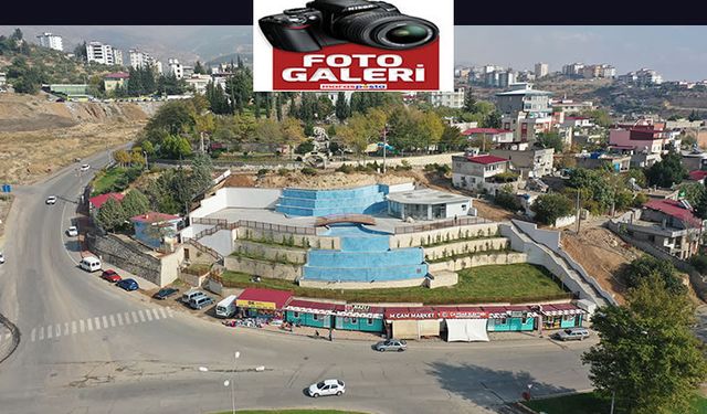 Dulkadiroğlu şelale park hizmete hazır
