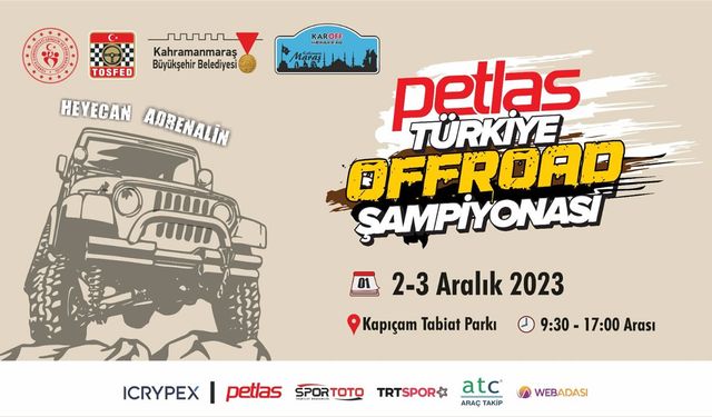 Offroad Şampiyonası Bir Kez Daha Kahramanmaraş’ta!