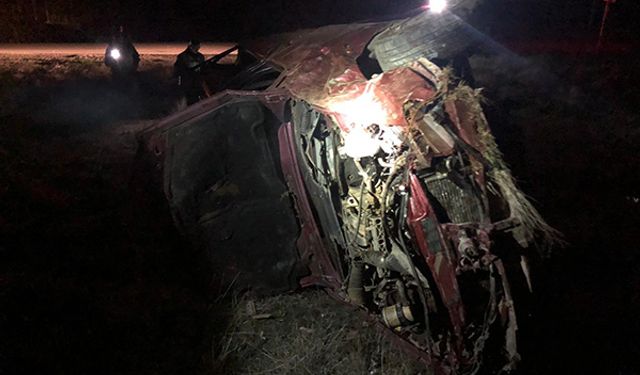 Afşin’de ehliyetsiz sürücü takla attı: 2 yaralı