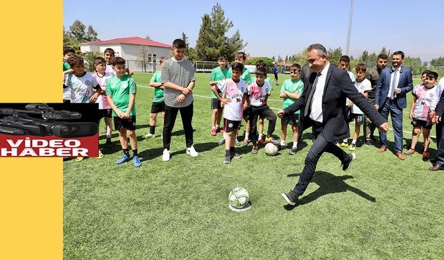 Karacasu-Ferhuş Futbol Sahası açıldı