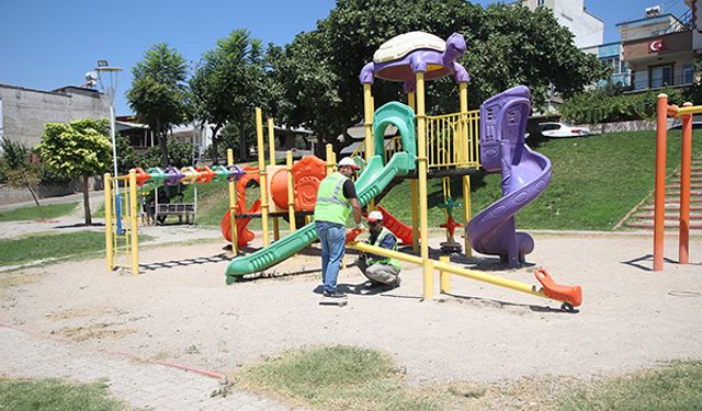Dulkadiroğlu Arslanbey Mahallesi Tepe Parkı yenilendi