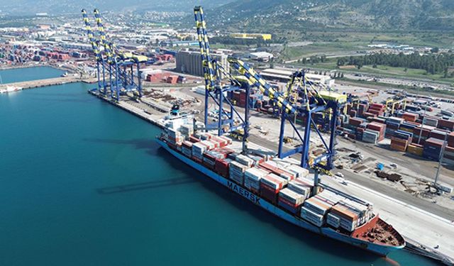 Türk limanlarında elleçlenen yük miktarında büyük artış