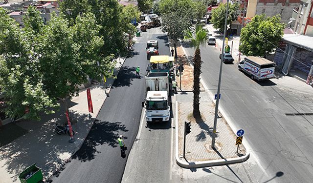 Büyükşehir, Av. Mehmet Ali Kısakürek Caddesi’nde ulaşımı iyileştiriyor