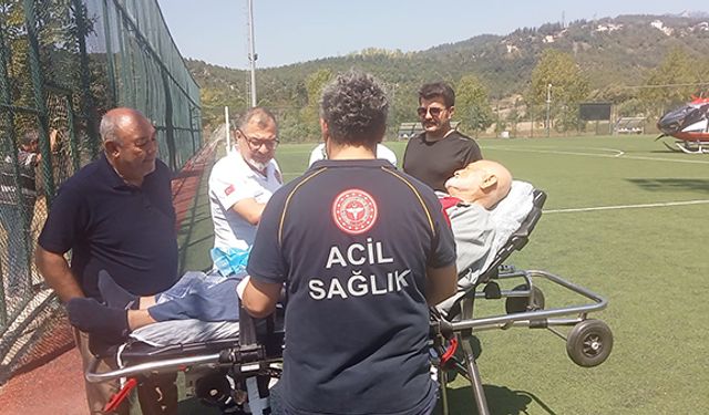 Yaşlı Hasta Ambulans Helikopterle Adana'ya Gönderildi