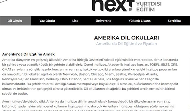 Neden Amerika'da Dil Eğitimi Almalısınız?