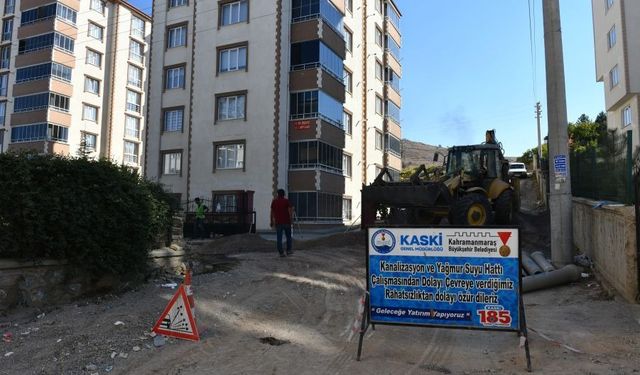 Afşin Merkezi Yeni Altyapısına Kavuşuyor