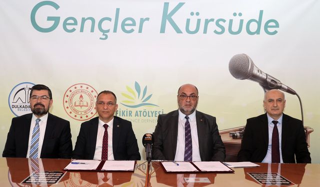 “Gençler Kürsüde” Projesi Protokolü İmzalandı