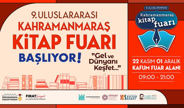 Kitap Fuarında Edebiyat Şöleni Yaşanacak