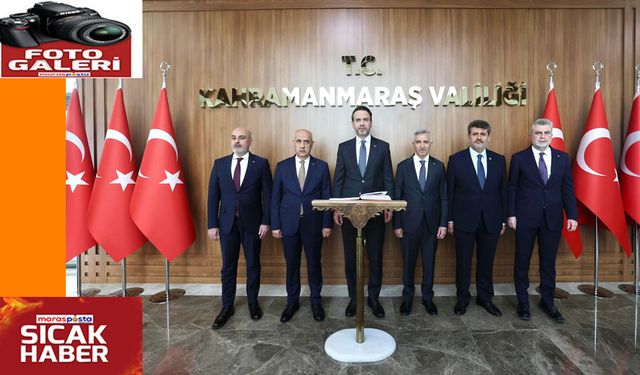 Enerji Bakanı Bayraktar Valiliği Ziyaret Etti