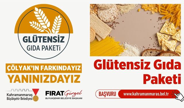 Çölyak Hastalarına Glütensiz Gıda Paketi Desteği